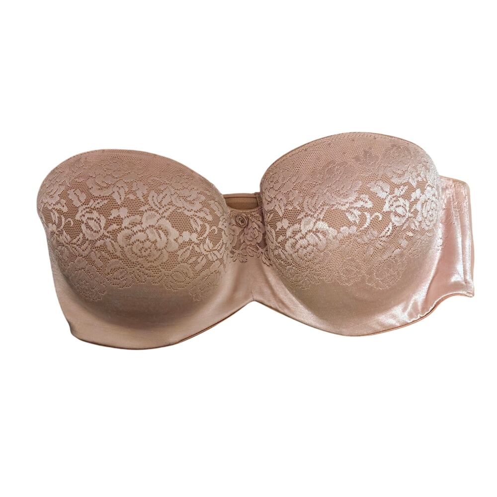 Soma Lace Strapless Bra in Nude